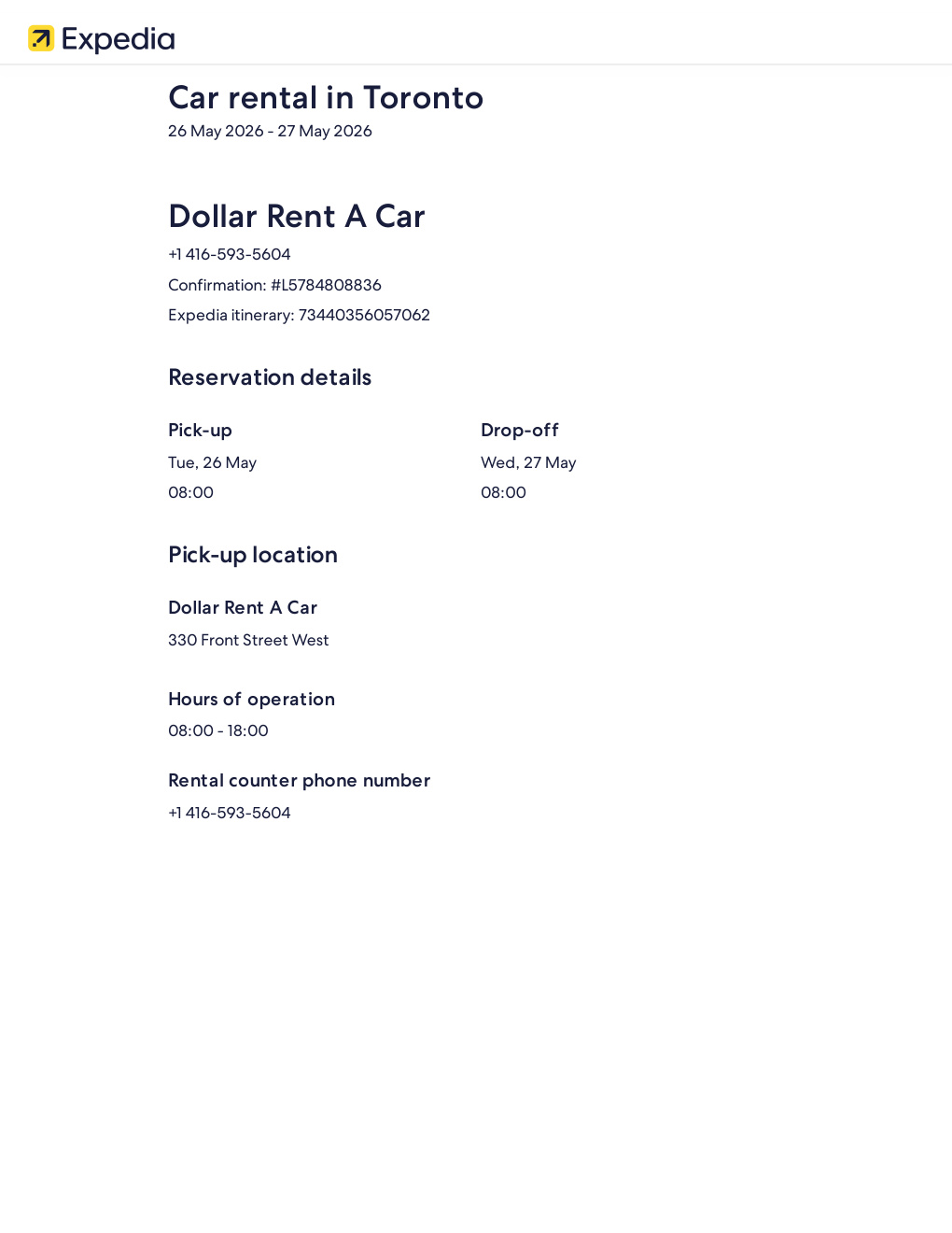 Carro Toronto 1  página 1